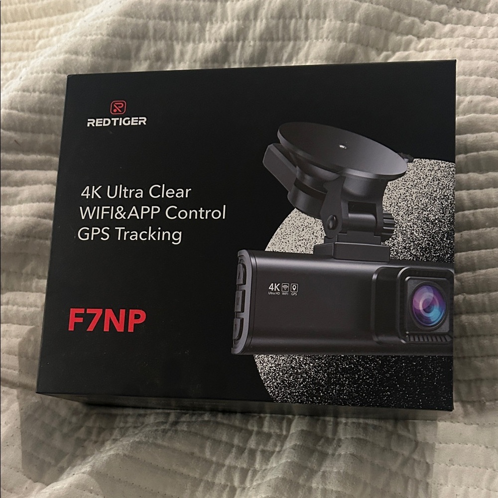 4K Dash Cam with GPS - Black